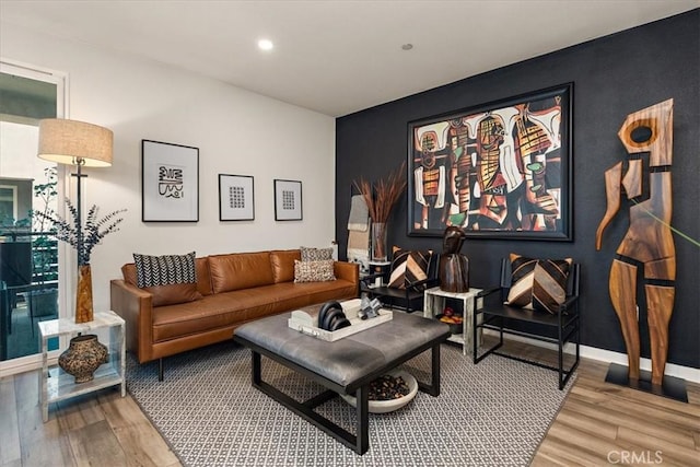 9384 Calm Water Pl, Rancho Cucamonga, CA 91730 - living area featuring wood finished floors and recessed lighting