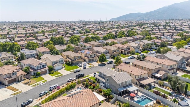 3867 Taconite Rd, San Bernardino, CA 92407 - aerial perspective of suburban area featuring a mountain backdrop