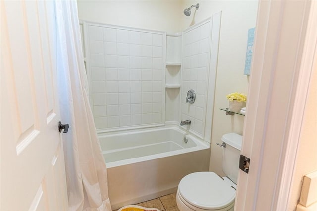 3867 Taconite Rd, San Bernardino, CA 92407 - full bathroom with shower / bath combo and tile patterned floors