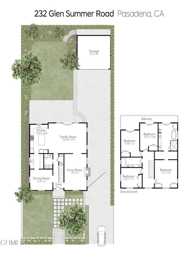 232 Glen Summer Rd, Pasadena, CA 91105 - view of home floor plan