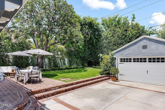 232 Glen Summer Rd, Pasadena, CA 91105 - view of patio with an outdoor living space