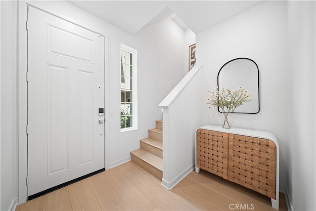 1042 N Anaheim Blvd Unit 2, Anaheim, CA 92801 - entryway featuring stairs and wood finished floors