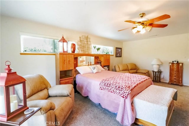 3376 Hackamore Ln, Chico, CA 95973 - bedroom featuring carpet floors and ceiling fan