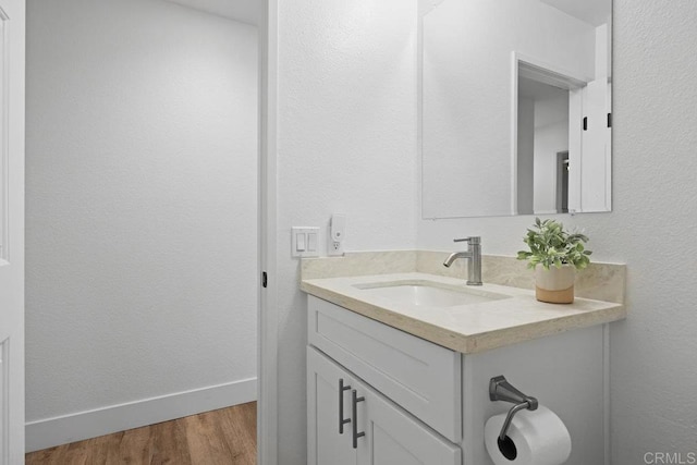 1642 Marbella Dr, Vista, CA 92081 - bathroom with vanity and wood finished floors