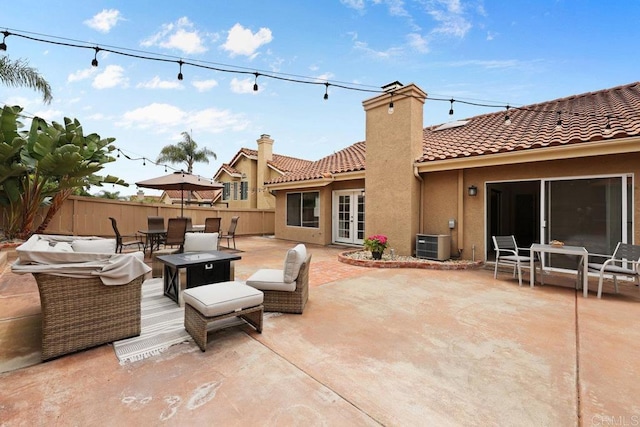 1642 Marbella Dr, Vista, CA 92081 - view of patio / terrace with outdoor dining space and french doors
