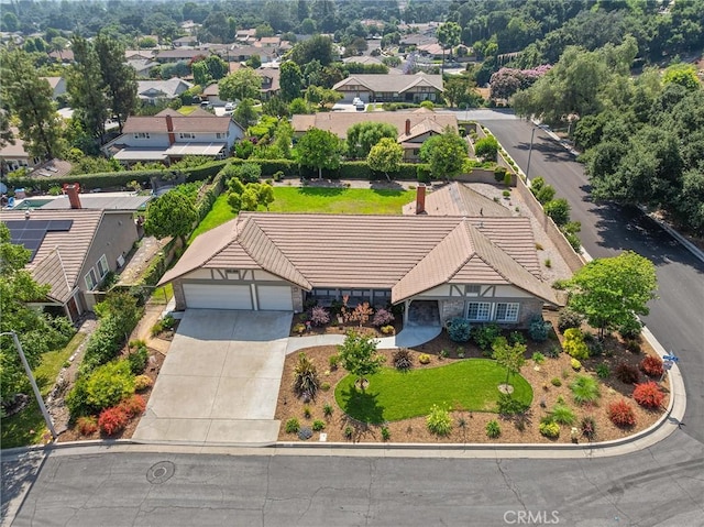 323 N Hacienda Ave, Glendora, CA 91741 - aerial perspective of suburban area