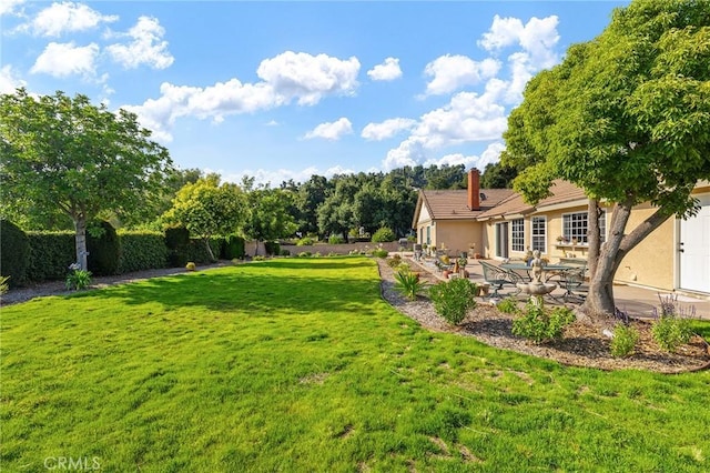 323 N Hacienda Ave, Glendora, CA 91741 - view of green lawn featuring a patio