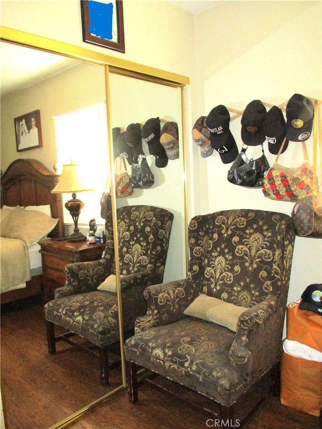 2713 E Monroe St, Long Beach, CA 90810 - bedroom with a closet and wood finished floors