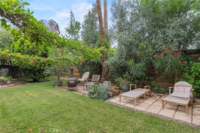 4514 Cedros Ave, Sherman Oaks, CA 91403 - view of green lawn featuring a patio area