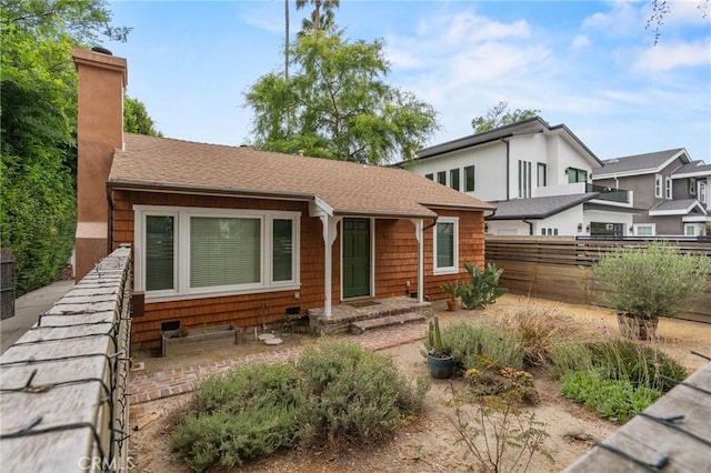 4514 Cedros Ave, Sherman Oaks, CA 91403 - view of front of home featuring a chimney and a shingled roof