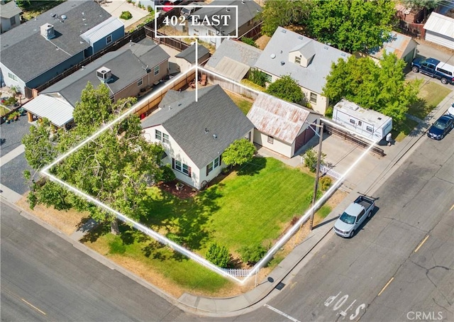 402 E St, Orland, CA 95963 - aerial view of residential area