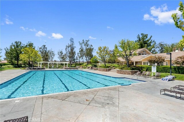 27811 Bloomfield Ct, Valencia, CA 91354 - community pool featuring a patio