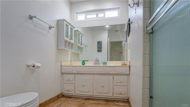 6418 Whitman Ave, Van Nuys, CA 91406 - full bath with vanity and a shower with shower door