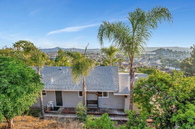 1106 Dawnridge Ave, El Cajon, CA 92021 - aerial view of property and surrounding area featuring a mountain backdrop