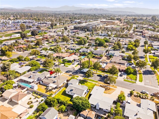 3551 Brynhurst Dr, Riverside, CA 92504 - aerial perspective of suburban area featuring a mountainous background