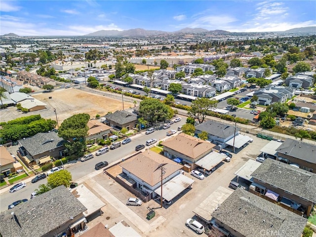 1270 W 9th St, Corona, CA 92882 - aerial perspective of suburban area with a mountain backdrop