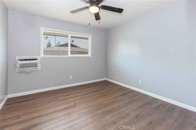 1270 W 9th St, Corona, CA 92882 - spare room featuring wood finished floors and ceiling fan