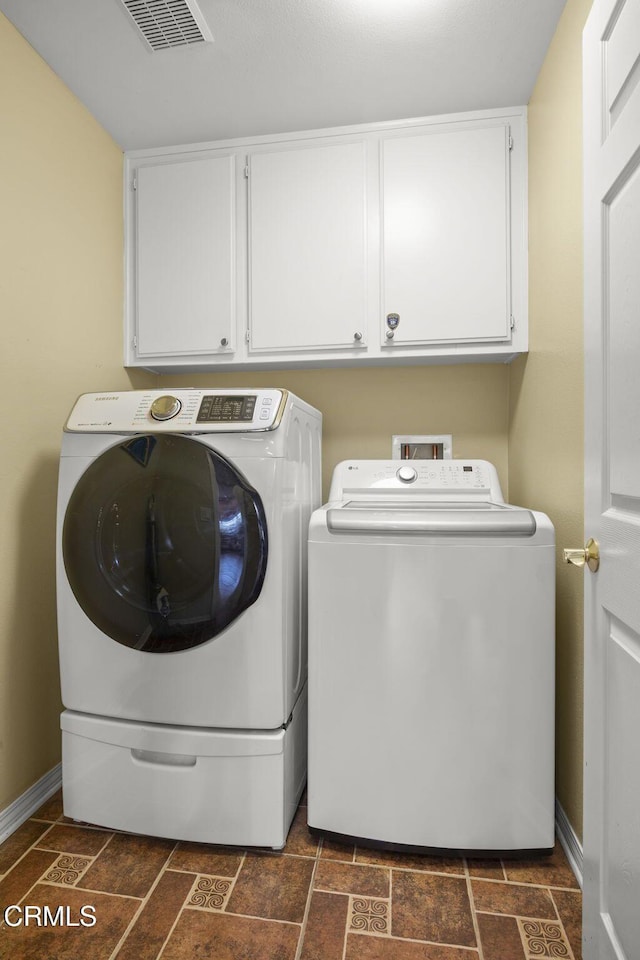 3366 Shadetree Way, Camarillo, CA 93012 - laundry area featuring cabinet space and separate washer and dryer