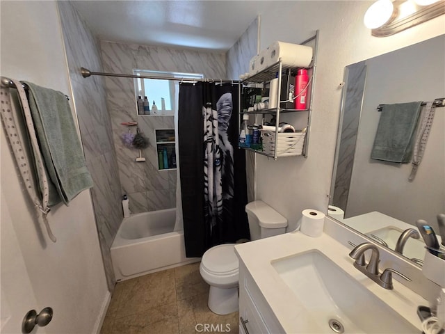 15768 Amar Rd, La Puente, CA 91744 - full bathroom with shower / bath combo with shower curtain and vanity