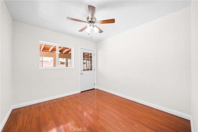 2047 Delford Ave, Duarte, CA 91010 - unfurnished room featuring wood finished floors and a ceiling fan