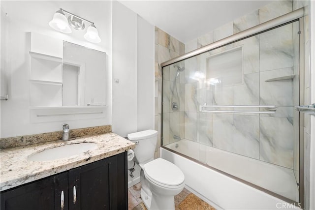2047 Delford Ave, Duarte, CA 91010 - bathroom featuring vanity and shower / bath combination with glass door