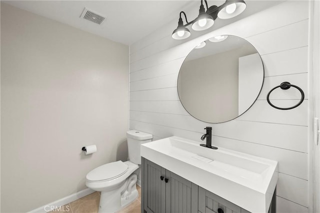 22271 Caminito Danubo, Laguna Hills, CA 92653 - half bathroom with vanity and tile patterned flooring