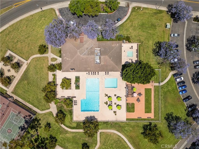22271 Caminito Danubo, Laguna Hills, CA 92653 - aerial view of property's location featuring a pool area