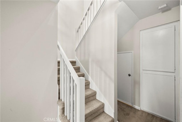 22271 Caminito Danubo, Laguna Hills, CA 92653 - staircase featuring carpet and baseboards