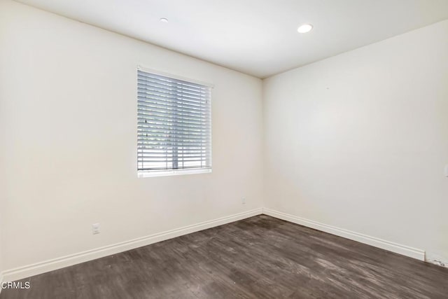 4069 Bristlecone Pine Ln, San Bernardino, CA 92407 - unfurnished room with dark wood finished floors and recessed lighting