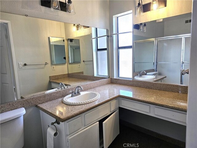 6801 Mammoth Ave Unit 6, Van Nuys, CA 91405 - bathroom featuring a stall shower and vanity