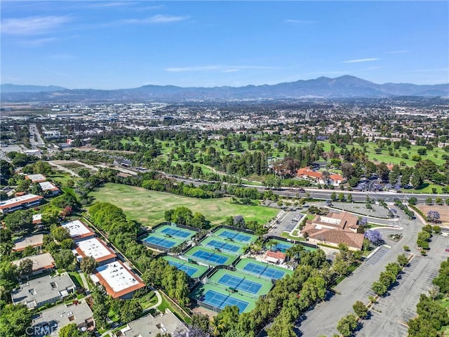 5510 Paseo Del Lago W Unit 2D, Laguna Woods, CA 92637 - aerial view of property and surrounding area with a mountainous background