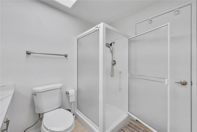 5510 Paseo Del Lago W Unit 2D, Laguna Woods, CA 92637 - full bathroom featuring a stall shower and vanity