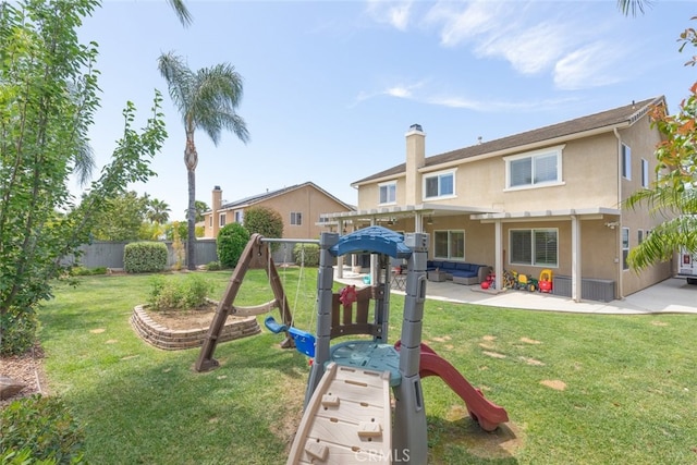 40433 Wgasa Pl, Temecula, CA 92591 - view of playground featuring a fenced backyard and a patio