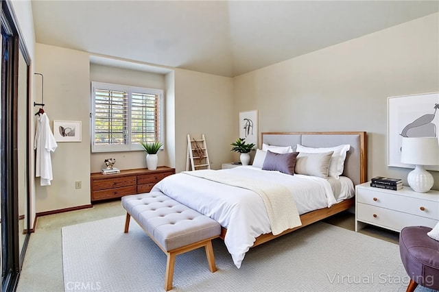 6735 Calais Ct, Riverside, CA 92506 - bedroom featuring carpet flooring and lofted ceiling