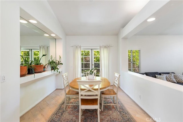 32244 Corte Coronado, Temecula, CA 92592 - dining space featuring healthy amount of natural light, wood finished floors, and recessed lighting