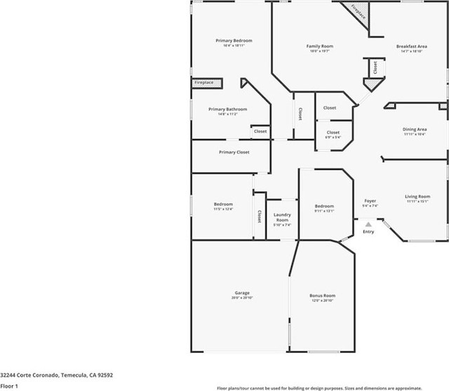 32244 Corte Coronado, Temecula, CA 92592 - view of room layout