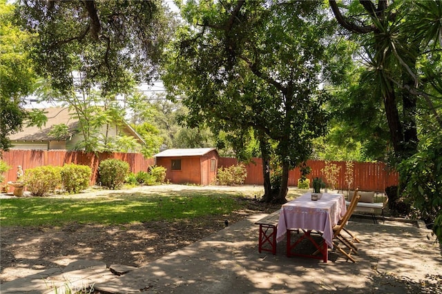 814 E Foothill Blvd, Monrovia, CA 91016 - fenced backyard with a patio area and a shed