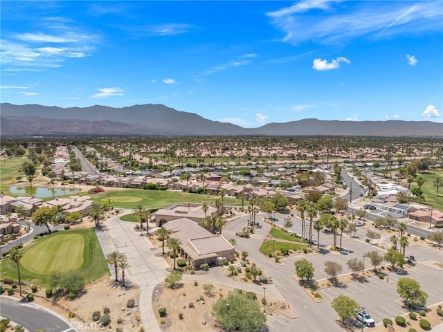 42915 Wisconsin Ave, Palm Desert, CA 92211 - aerial view of residential area featuring a golf course and a water and mountain view