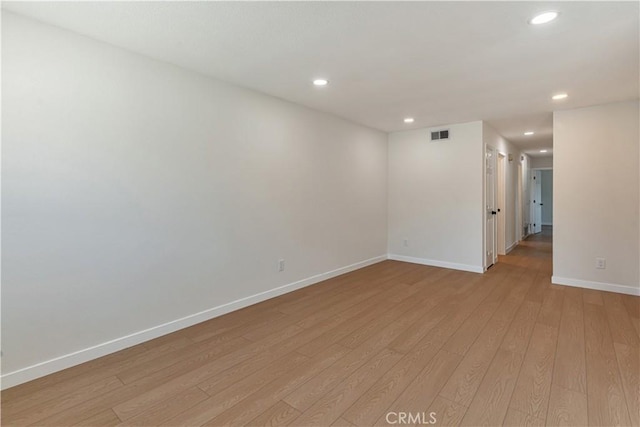 1640 235th St Unit D, Harbor City, CA 90710 - spare room featuring recessed lighting and light wood-style flooring