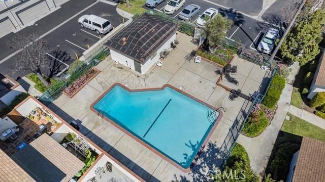 1640 235th St Unit D, Harbor City, CA 90710 - aerial view of a pool