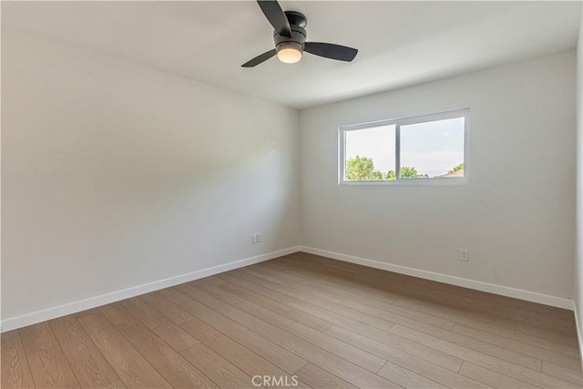 1640 235th St Unit D, Harbor City, CA 90710 - unfurnished room with hardwood / wood-style flooring and ceiling fan