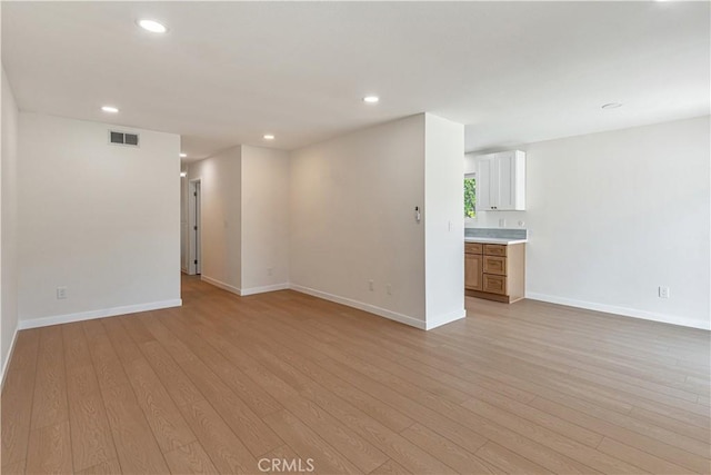 1640 235th St Unit D, Harbor City, CA 90710 - unfurnished room featuring light wood-style floors and recessed lighting