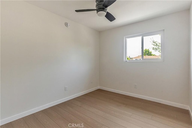 1640 235th St Unit D, Harbor City, CA 90710 - empty room featuring light wood finished floors and ceiling fan