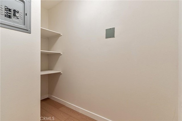 1640 235th St Unit D, Harbor City, CA 90710 - walk in closet featuring light wood-style flooring and electric panel