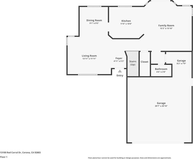 13100 Red Corral Dr, Corona, CA 92883 - view of room layout