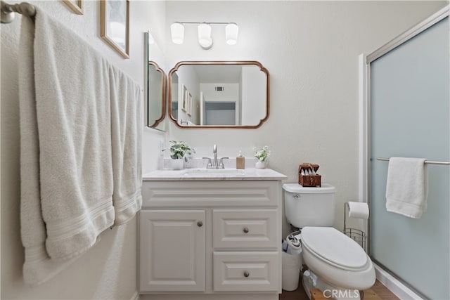 1103 Stone Pine Ln Unit C, Corona, CA 92879 - bathroom featuring vanity and a shower with shower door