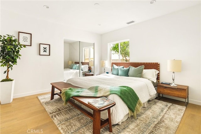 14519 Addison, Sherman Oaks, CA 91403 - bedroom with light wood finished floors and baseboards
