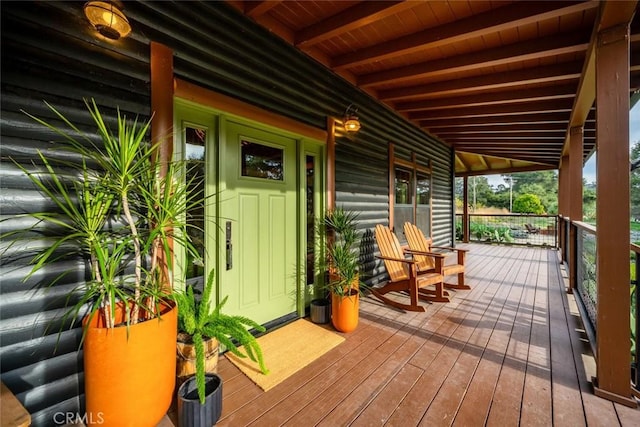 1186 Ramblin Rose Way, Arroyo Grande, CA 93420 - view of wooden porch