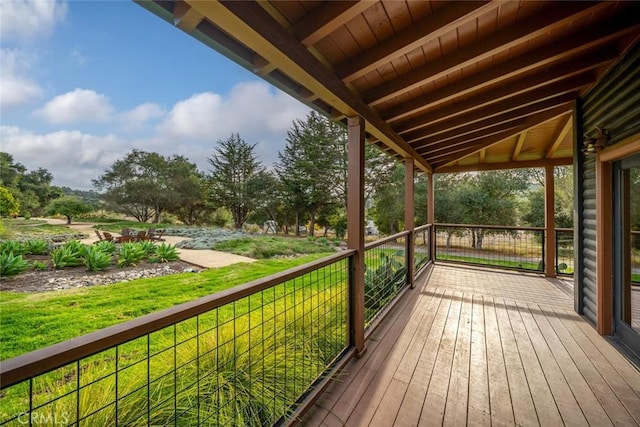 1186 Ramblin Rose Way, Arroyo Grande, CA 93420 - wooden terrace with a lawn