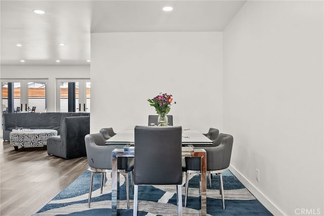 1954 Shipway Ave, Long Beach, CA 90815 - dining space featuring wood finished floors and recessed lighting